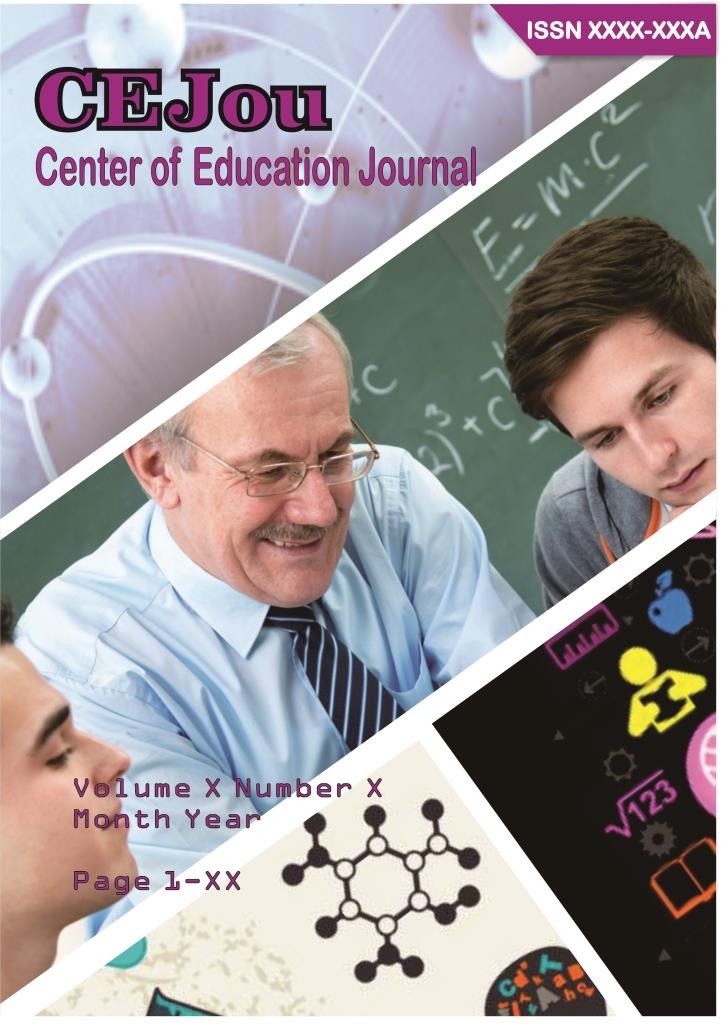 Center of Education Journal (CEJou) Cover